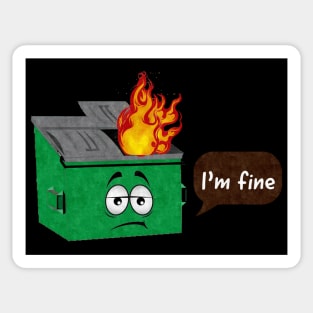 I'm fine Sticker